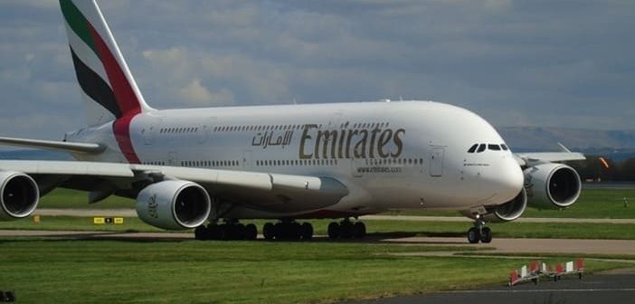 Transport international, A380, Emirates